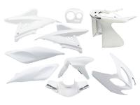 fairing kit EDGE 9-piece white for Yamaha Aerox, MBK Nitro