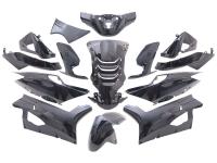 fairing kit EDGE 14-piece black metallic for Peugeot Speedfight 4
