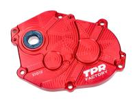 gear cover / transmission cover Racing TPR Factory CNC red anodized for Minarelli long type