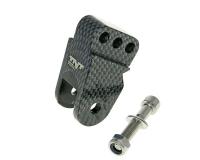 shock extender CNC 3-hole adjustable mounting carbon-look for CPI, Keeway, Generic