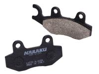brake pads Naraku organic for Keeway, Kymco, Peugeot, TGB
