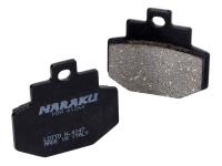 brake pads Naraku organic for Benelli, Gilera DNA 125, 180, Runner 125, 200, Piaggio, Vespa GT, GTS, GTV
