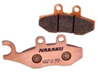 brake pads Naraku sintered for Piaggio X7, X9, X-Evo, MP3, Vespa 946, GTS, GTV