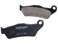 brake pads Naraku organic for MBK Skyliner, Yamaha Majesty, Piaggio X9, Gilera Nexus, GP800, Suzuki UH Burgman 125, 150