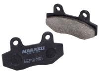 brake pads Naraku organic for Peugeot Speedfight 3, Hyosung GT, Adly, SYM