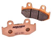 brake pads Naraku sintered for Honda NES SES PES/PS SH CH 125, 150 4-stroke