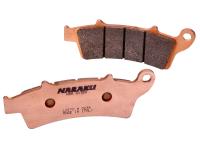 brake pads Naraku sintered for Aprilia, Kymco People GT, Malaguti, Piaggio