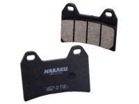 brake pads Naraku organic for Aprilia, BMW, Ducati, KTM, Moto Guzzi