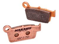 brake pads Naraku sintered for Aprilia MXV, SXV, Fantic, GasGas, Kawasaki KX, Sherco, Suzuki RM-Z, TM, Yamaha YZ, WR