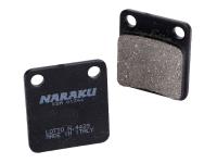 brake pads Naraku organic for Peugeot Vivacity, Hyosung 450, REX, Yamaha YFM