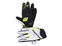 MX gloves Doppler white / neon yellow - various sizes